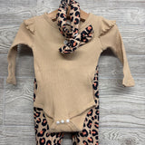 Ribbed Bodysuit W/ Animal Print Pants 18-24M