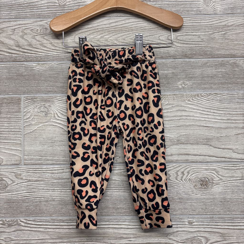 Ribbed Bodysuit W/ Animal Print Pants 18-24M