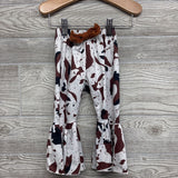 Ribbed Bodysuit W/ Cow Print Pants 18-24M