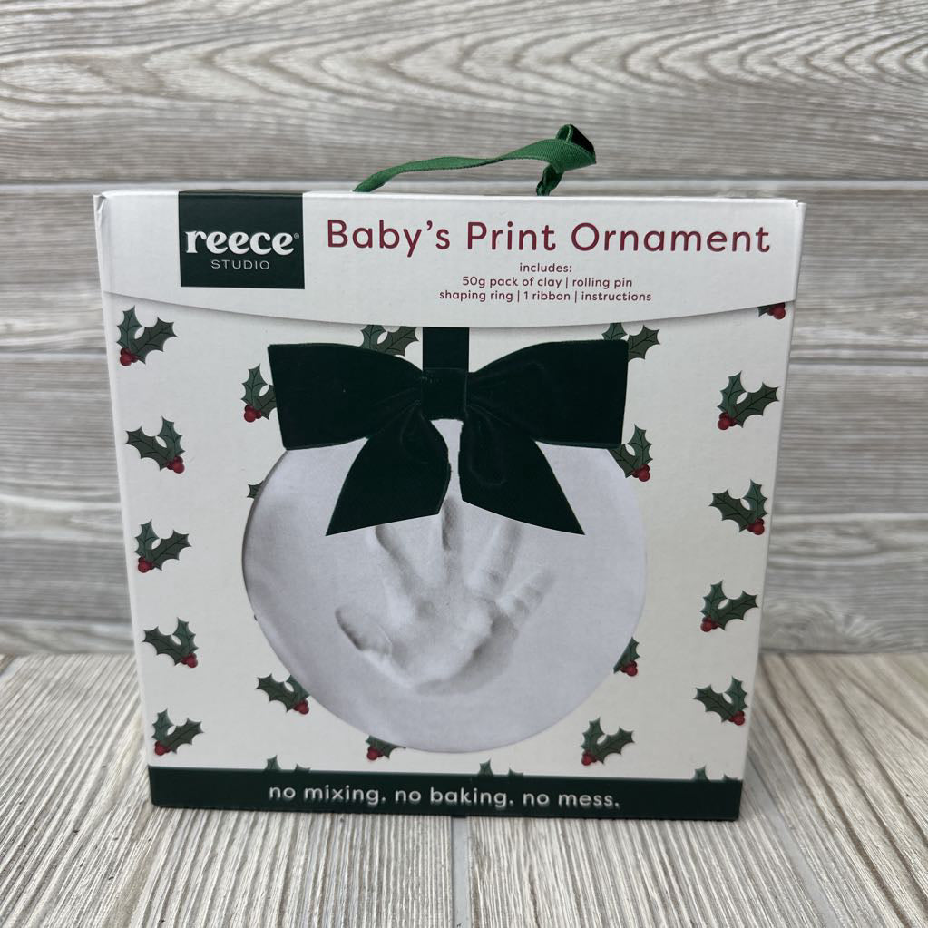 NEW Baby's Print Ornament