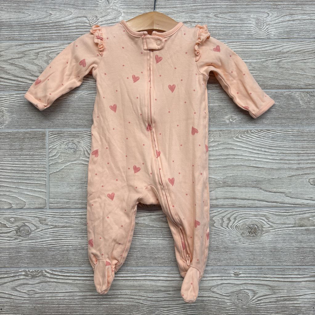 Sleep & Play Hearts & Ruffles 3-6M