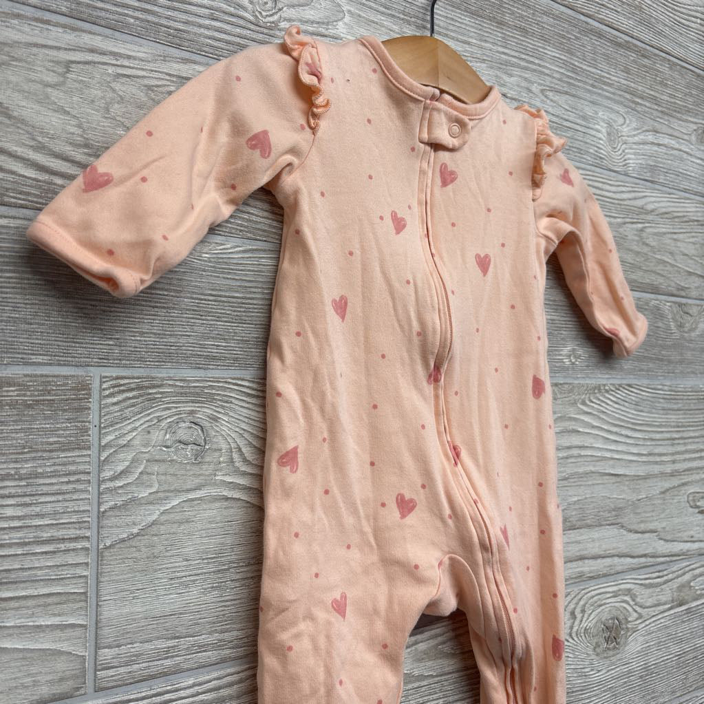 Sleep & Play Hearts & Ruffles 3-6M