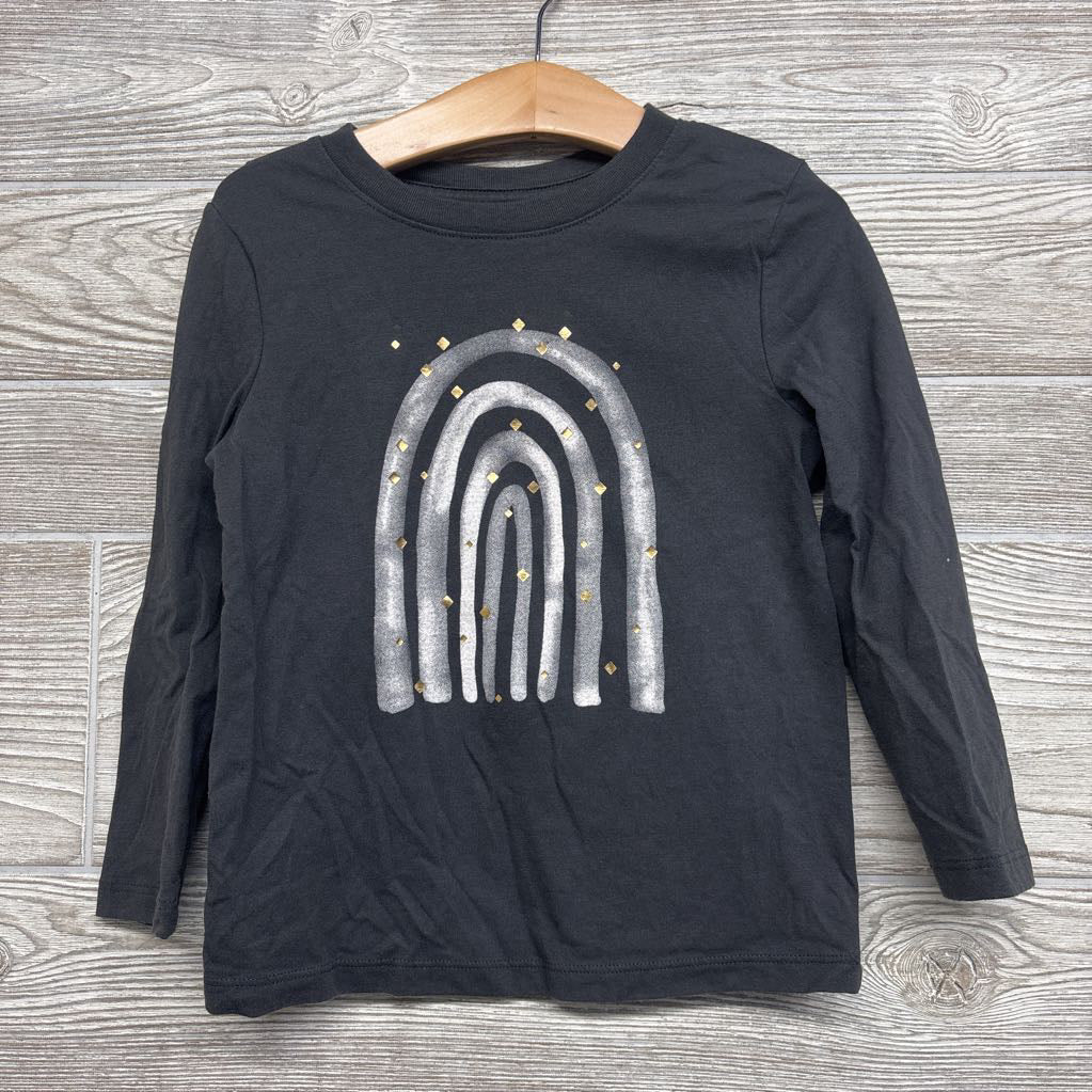 LS Shirt Rainbow 4t