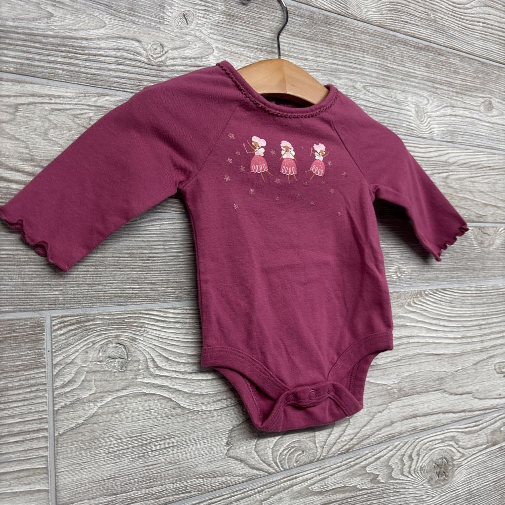 LS Bodysuit Fairies 0-3M