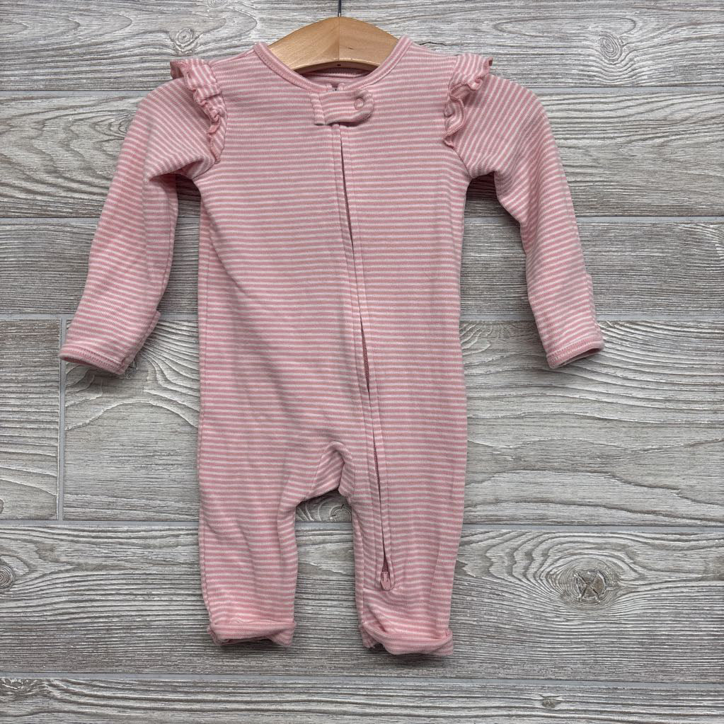 Soft Outfit W/ Ruffles & Stripes 0-3M