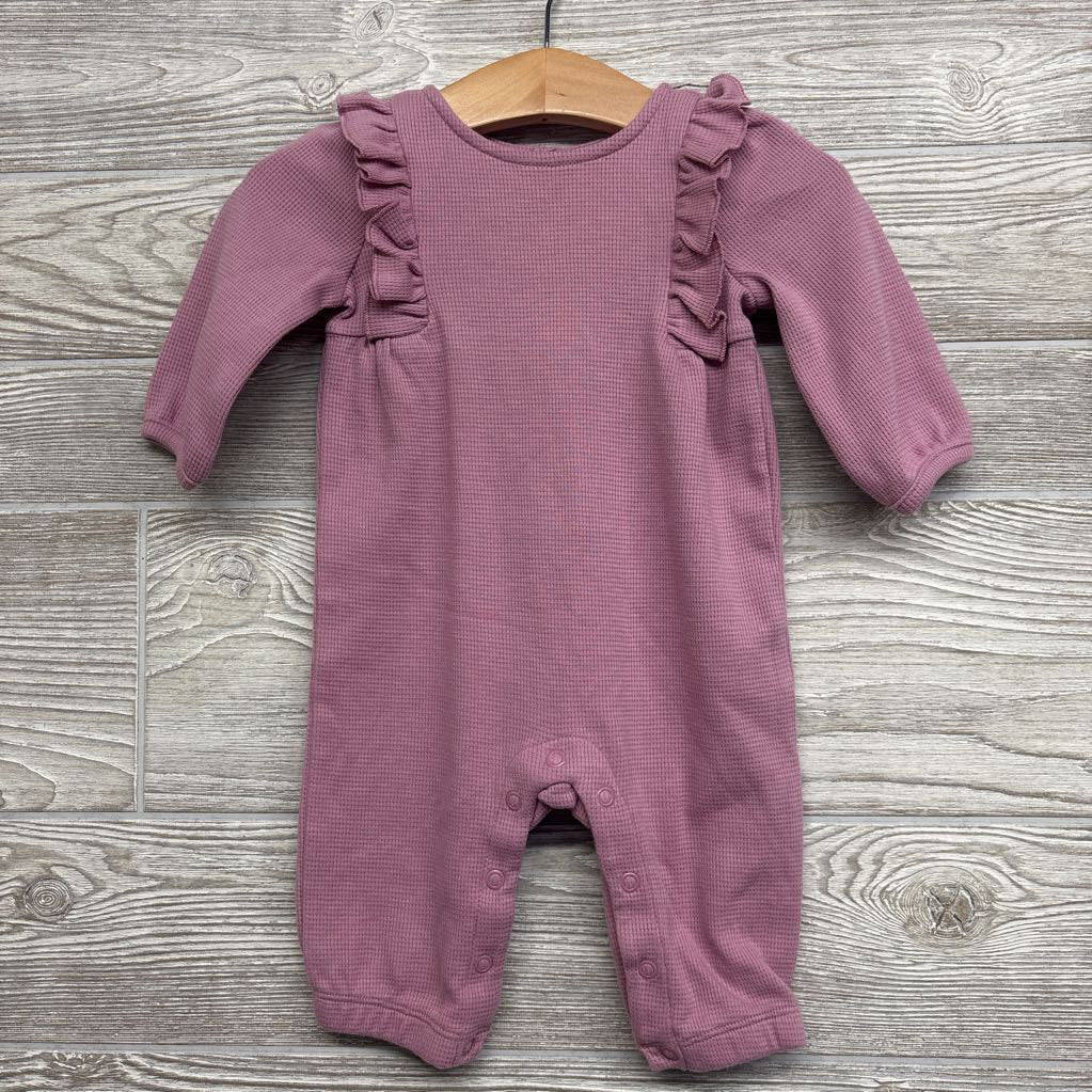 Waffle Knit Outfit W/ Ruffles 0-3M