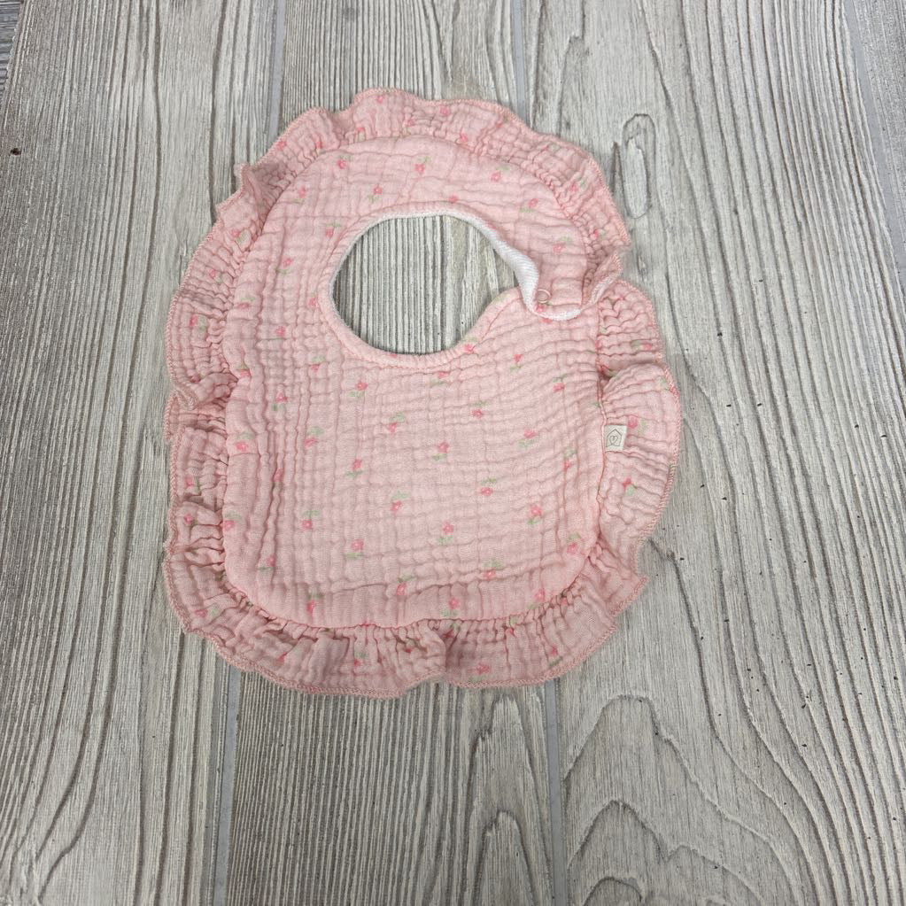 3 Pk Bibs Flowers & Solid