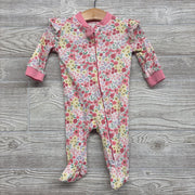 Ribbed Sleeper Flowers 3-6M
