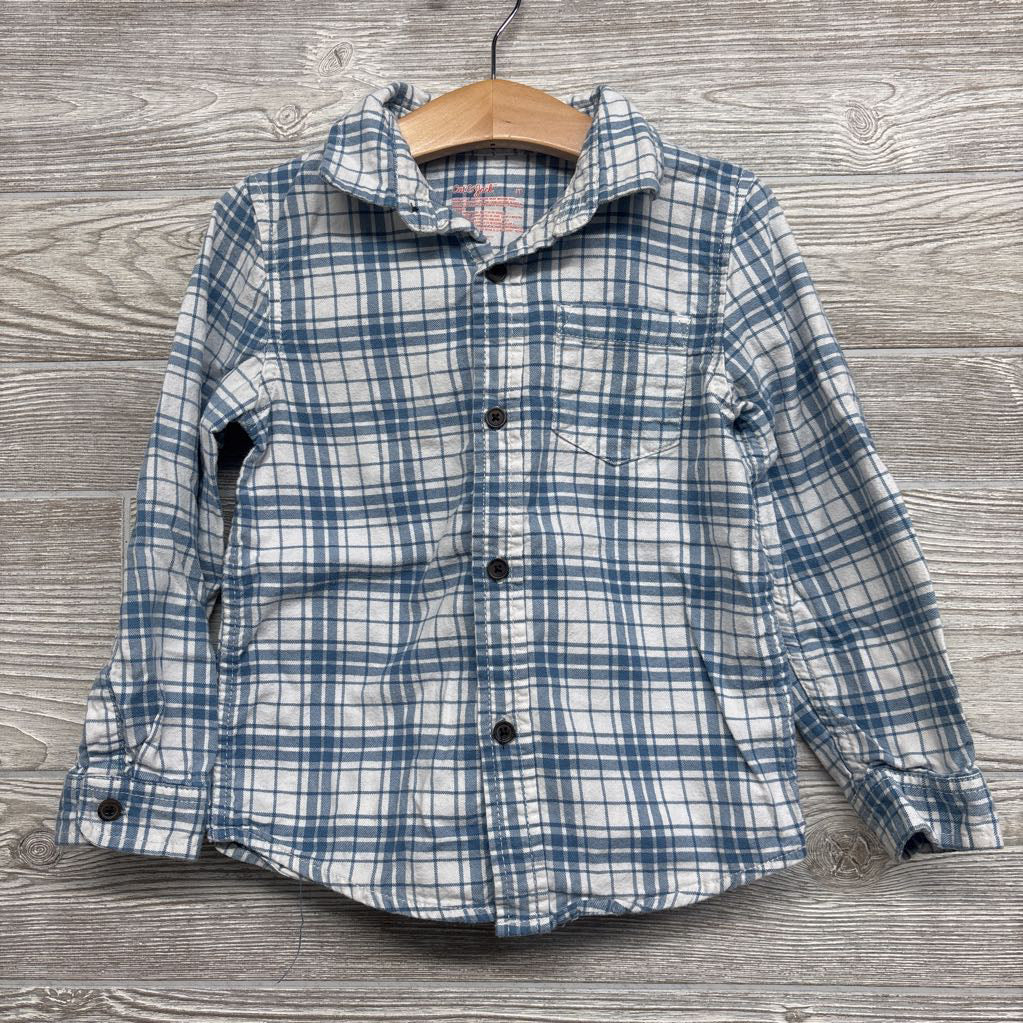 Gingham Button Up Shirt 5t