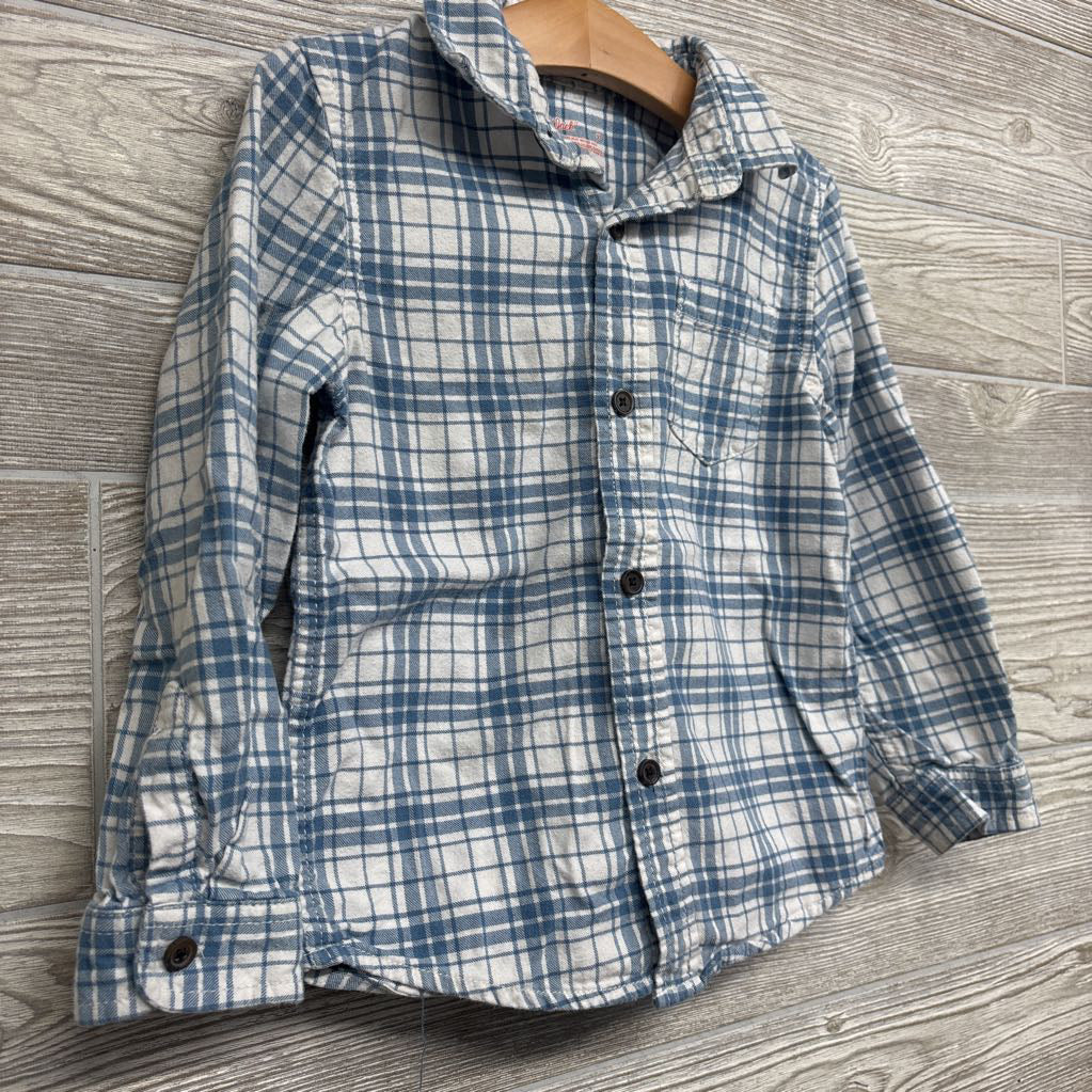 Gingham Button Up Shirt 5t