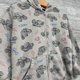 Full Zip Hoodie Monster Trucks 4t