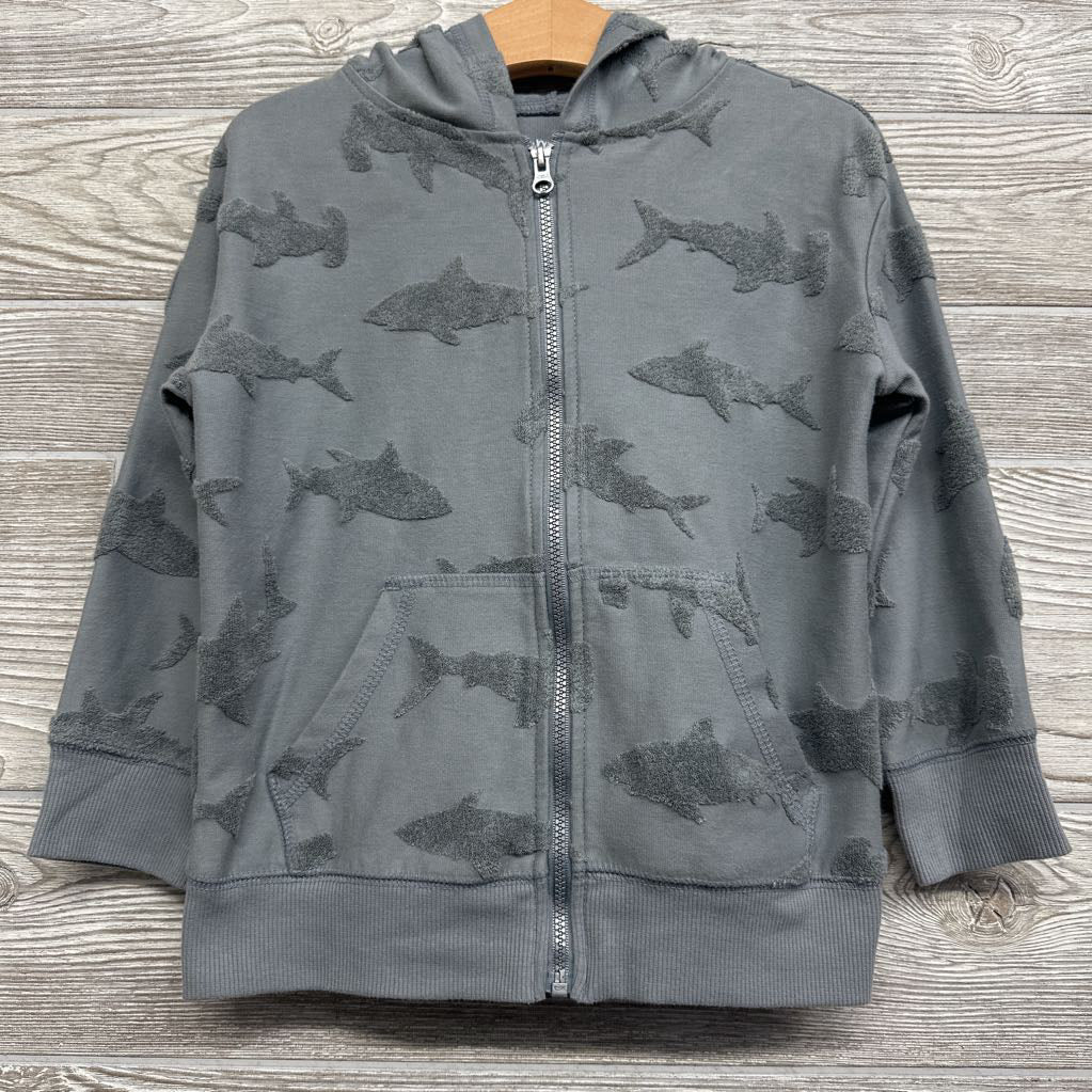 Full Zip Hoodie Terry Sharks 4t