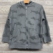 Full Zip Hoodie Terry Sharks 4t