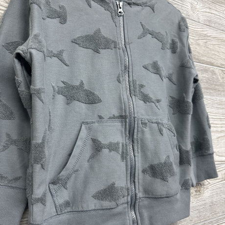 Full Zip Hoodie Terry Sharks 4t