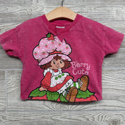 Weathered French Terry Shirt Berry Cute 18M