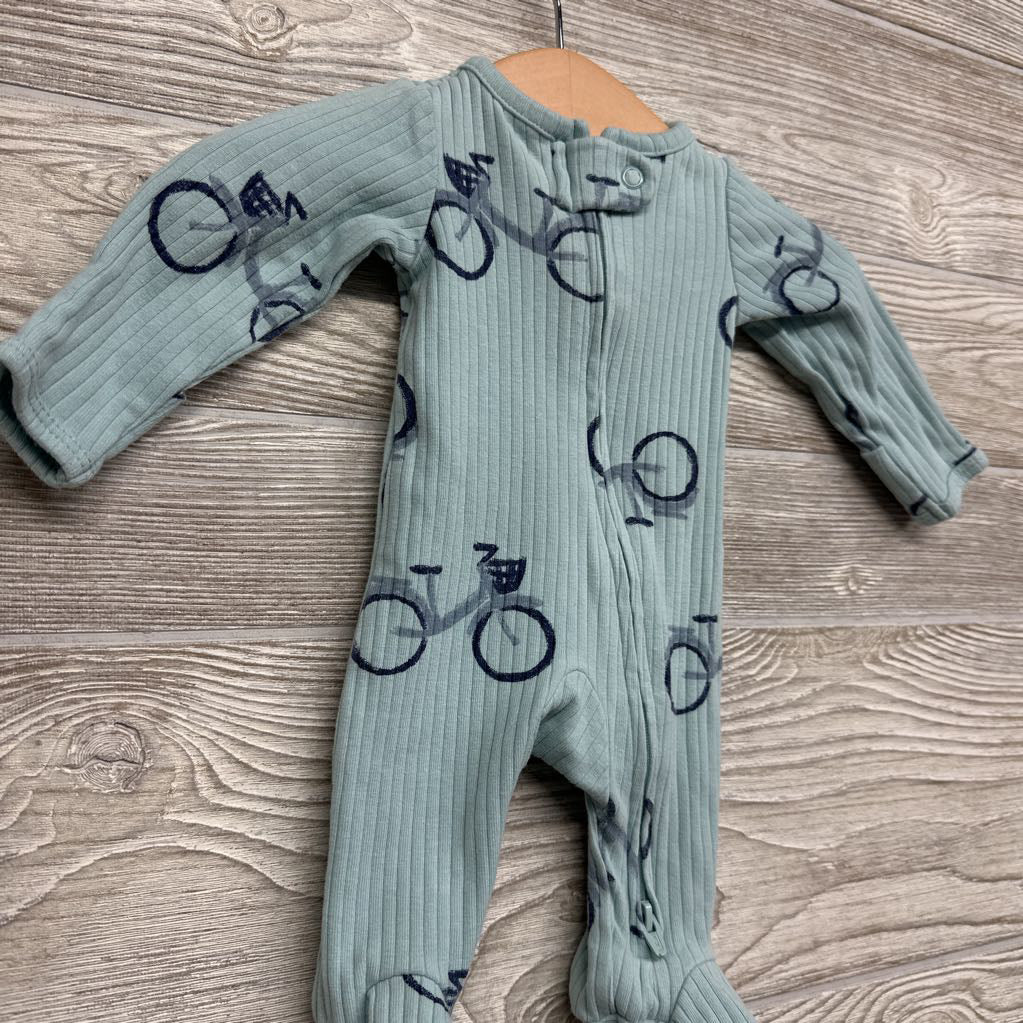 Ribbed Sleep & Play Bicycles Preemie