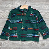 1/4 Zip Fleece Pullover Trains 18-24M