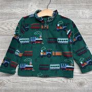 1/4 Zip Fleece Pullover Trains 18-24M