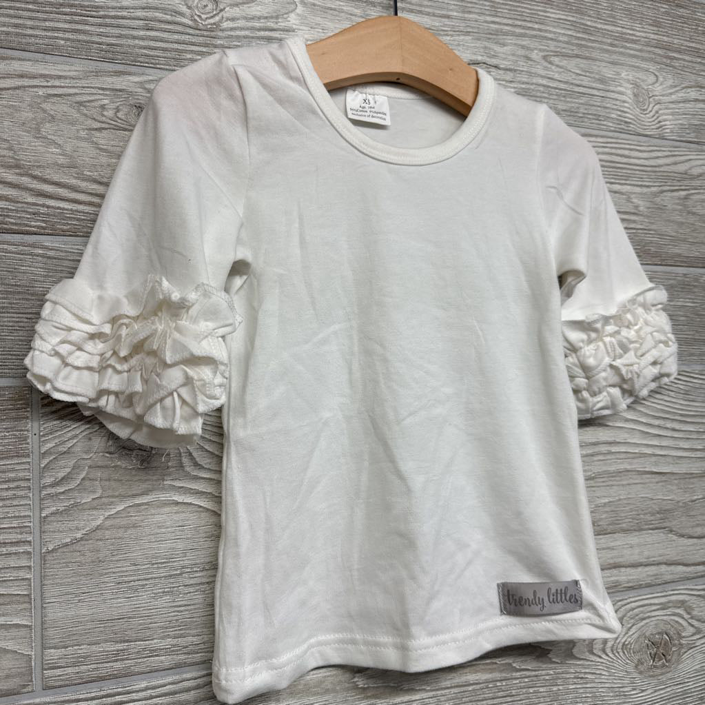 Ruffle Cuff LS Shirt 18M