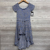 NEW Smocked Maxi Romper Flowers 7-8