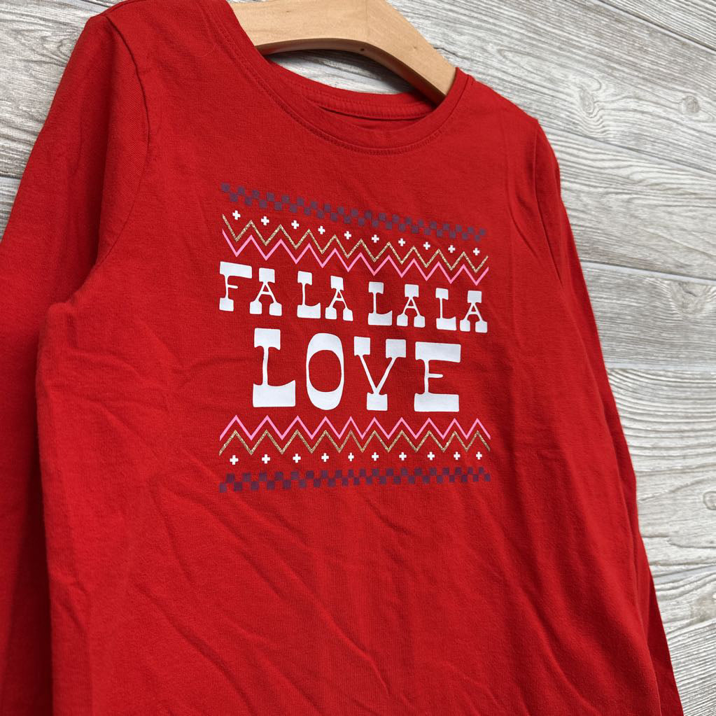 LS Shirt FaLaLaLa Love 7-8