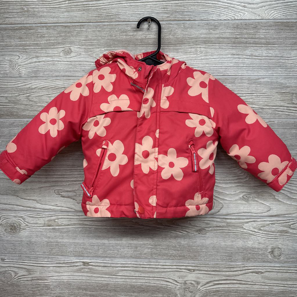 3 In 1 Winter Coat Flowers 12M