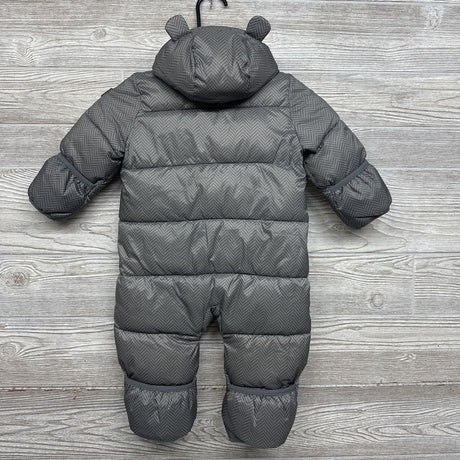 Puffer Snowsuit Chevron 6-12M
