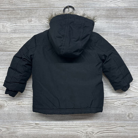 Winter Coat Faux Fur Hood 2t