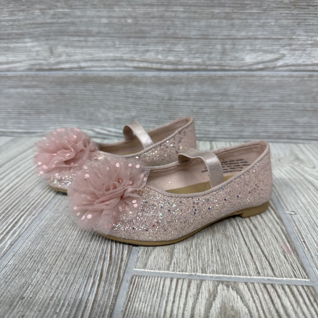 Glitter Flats W/ Bow 5c