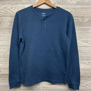 Waffle Knit Henley Shirt 16