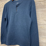 Waffle Knit Henley Shirt 16