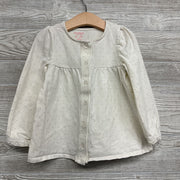 Button Up Shirt Dots 5t