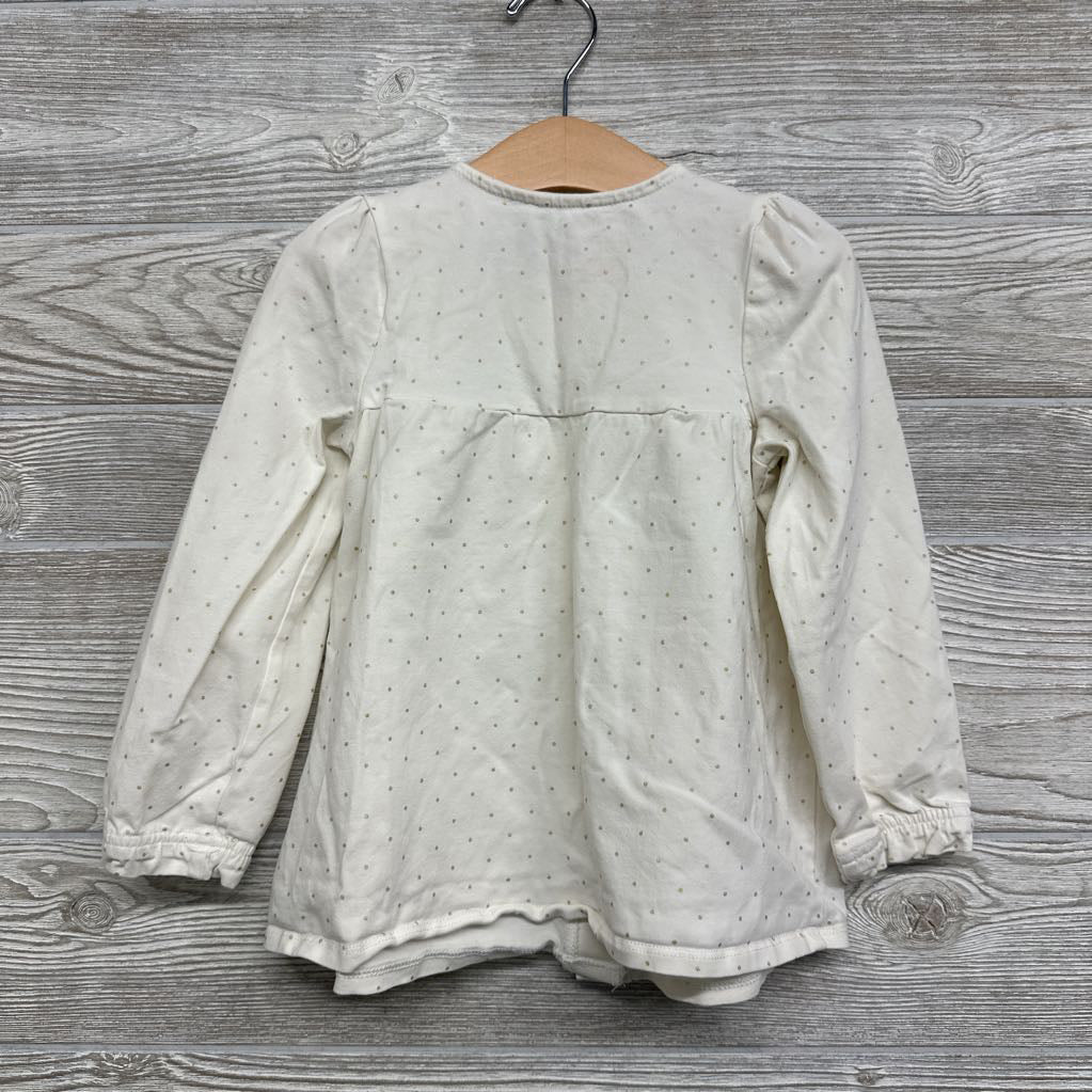 Button Up Shirt Dots 5t