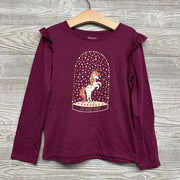 LS Shirt Ruffle Glitter Unicorn 7