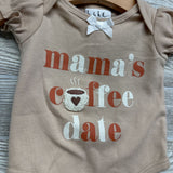 Bodysuit Mama's Coffee Date 0-3M