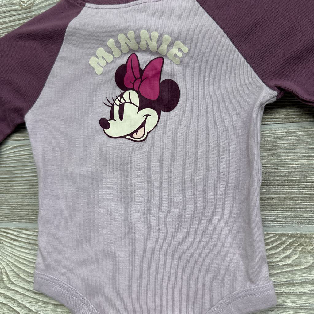 LS Bodysuit Minnie Mouse 3M