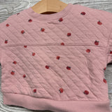 Quilted Crewneck Apples 3M