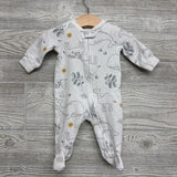 Waffle Knit Sleeper Animals 0-3M