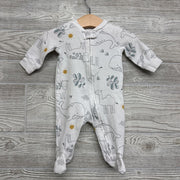 Waffle Knit Sleeper Animals 0-3M
