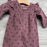 Fleece Sleep & Play Hearts 3M