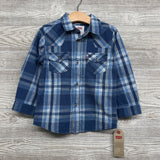 NEW Plaid Button Up Shirt 3t