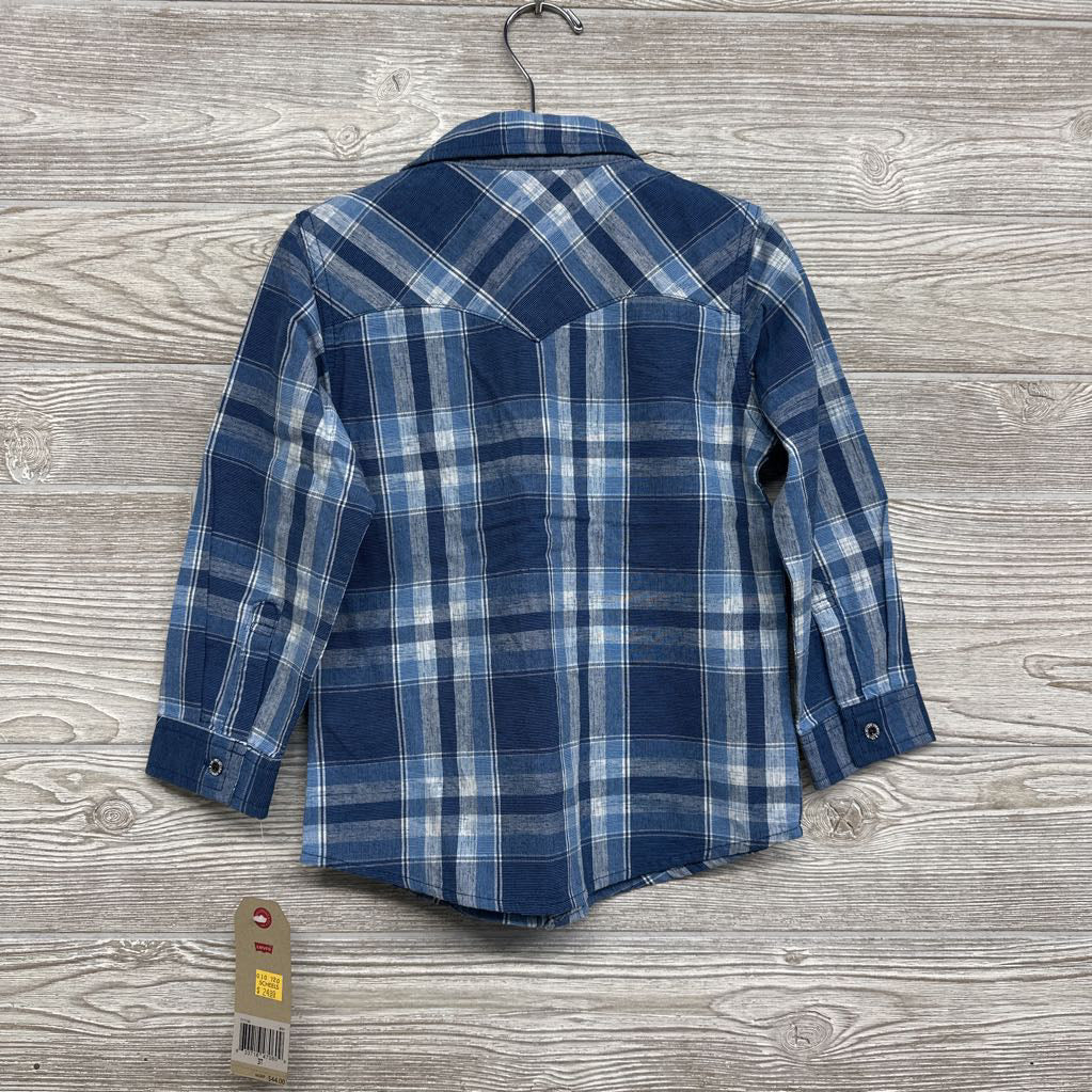 NEW Plaid Button Up Shirt 3t