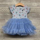 Tutu Dress Stripes & Strawberries 18M