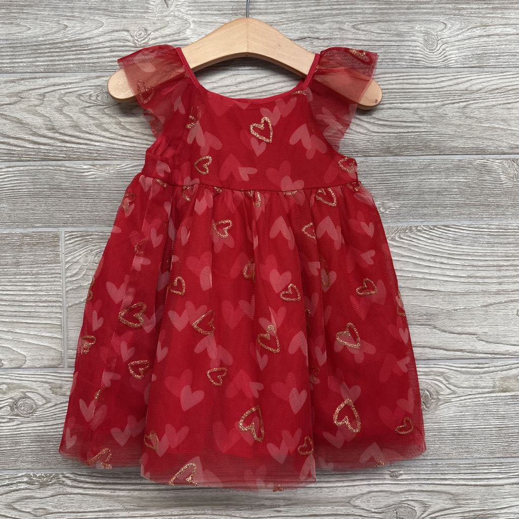 NEW Tulle Dress Hearts 18M
