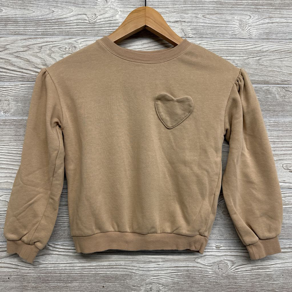 Crewneck Heart Pocket 6x-7