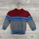 Henley Sweater Stripes 12-18M