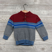 Henley Sweater Stripes 12-18M