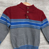 Henley Sweater Stripes 12-18M