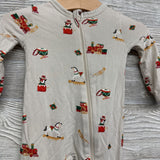 Bamboo Coverall Penguin, Train, Horse 3-6M