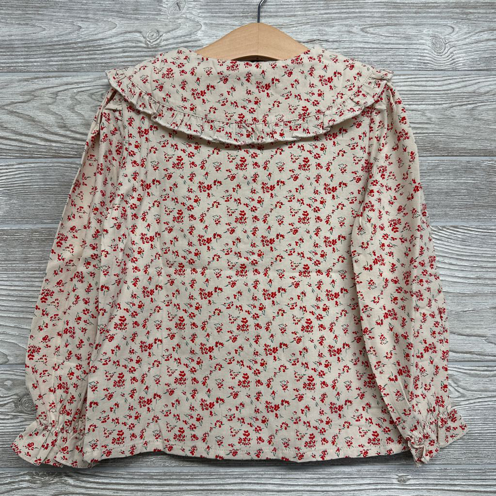 NEW Button Up Shirt Flowers 5